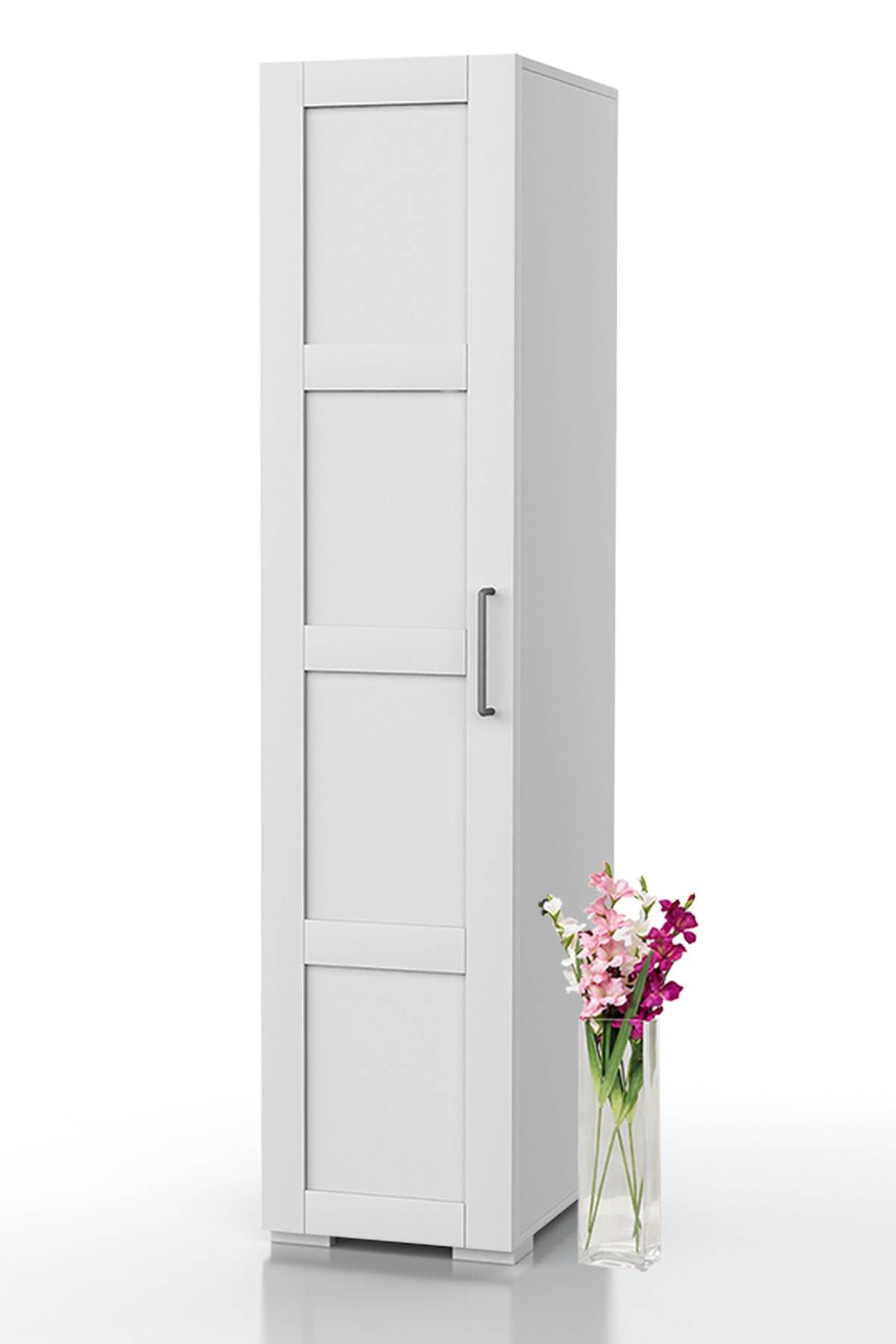 DEKOREX Bny111 Beyaz Kapaklı Banyo Dolabı